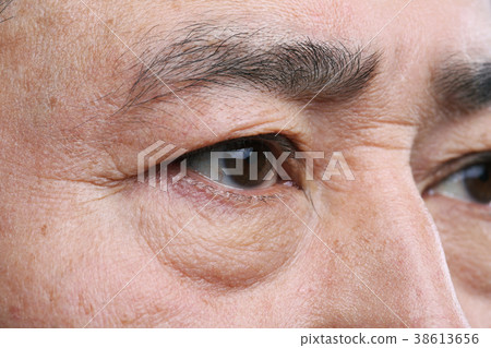 東方男人的臉表情，高級，中年，老人，特寫，健康 38613656