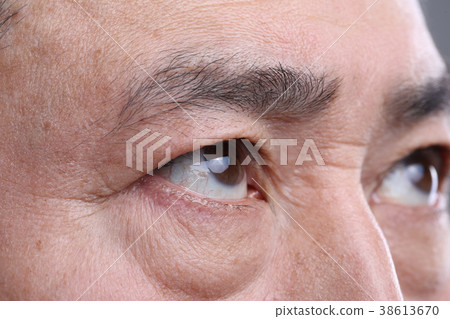 東方男人的臉表情，高級，中年，老人，特寫，健康 38613670