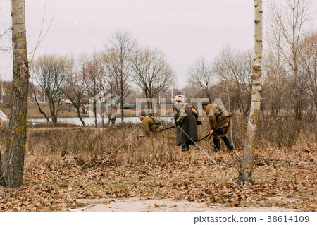 Scouts of the Red Army in the field 38614109