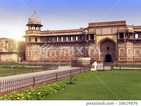 Red fort inside. Agra. India 38614976