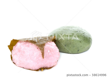 Sakura rice cake and rice cake 38614996