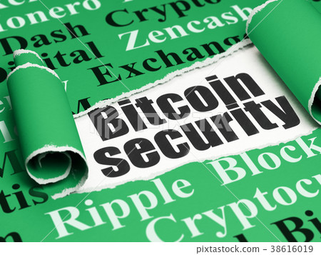 Cryptocurrency concept: black text Bitcoin Cryptocurrency concept: black text Bitcoin 38616019