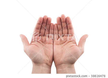 Open hands. Holding, giving, showing concept. 38616478