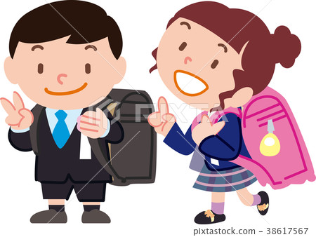 First grader in elementary school 38617567