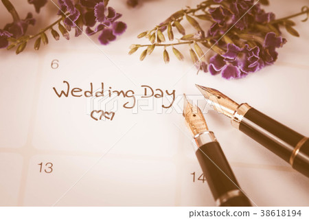Reminder Wedding day in calendar planning Reminder Wedding day in calendar planning 38618194