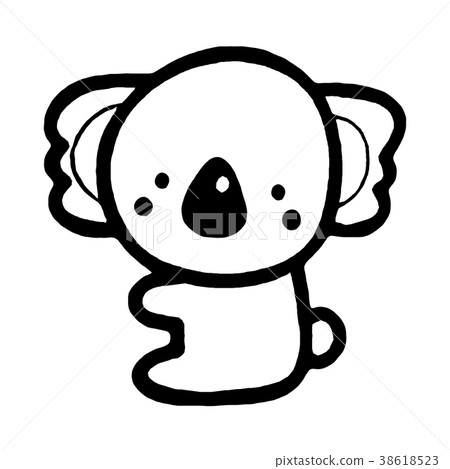 hand drawn koala. vector and illustration - Stock Illustration ...