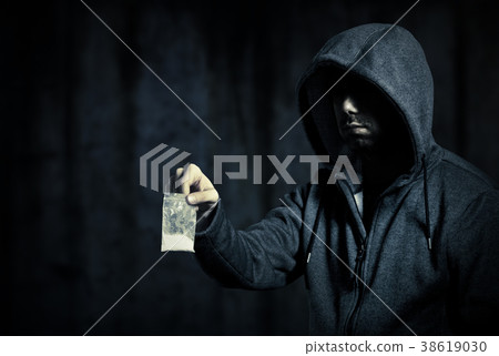 Drug dealer in the dark  38619030