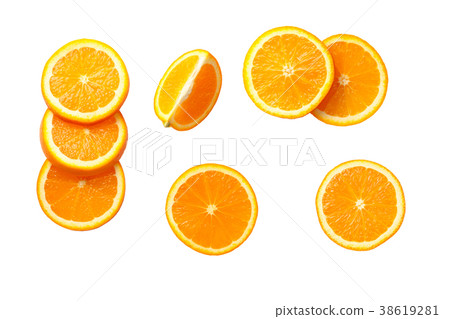 Orange Isolated on White Background 38619281