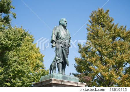 Ueno Park Saigo statue bronze statue Ueno Park Saigo statue bronze statue 38619315