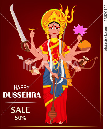Happy Dussehra vector illustration for sale Happy Dussehra vector illustration for sale 38620101