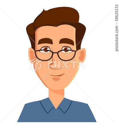 Face expression of a man - neutral, calm. Face expression of a man - neutral, calm. 38620152