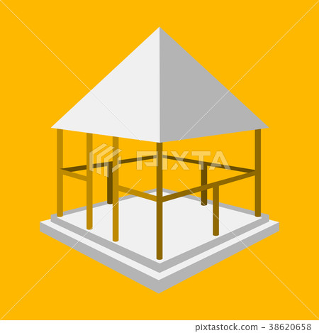 Garden pavilions and garden furniture icon Garden pavilions and garden furniture icon 38620658