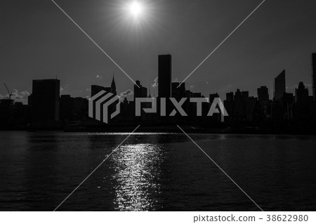 Skyline of the east side of midtown Manhattan 38622980