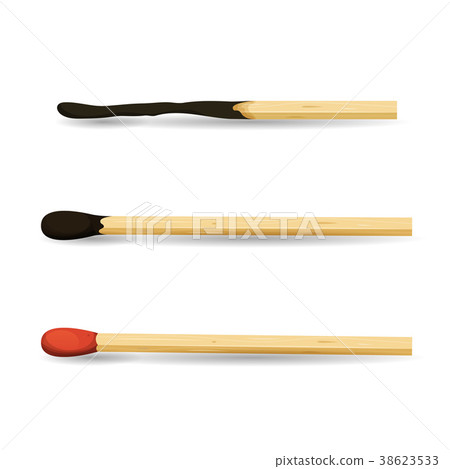 Set of Burning Matches Set of Burning Matches 38623533