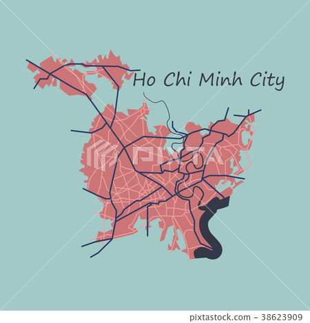 Flat ho chi minh city administrative map Flat ho chi minh city administrative map 38623909