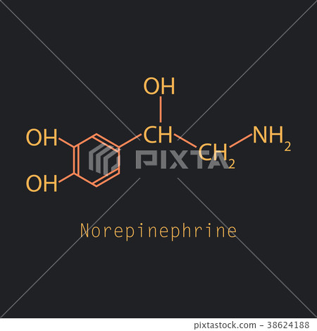 Norepinephrine (noradrenaline, norepi) hormone and 38624188
