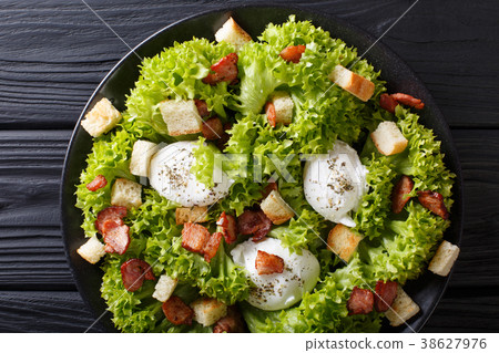 Organic French Lyonnaise salad 38627976