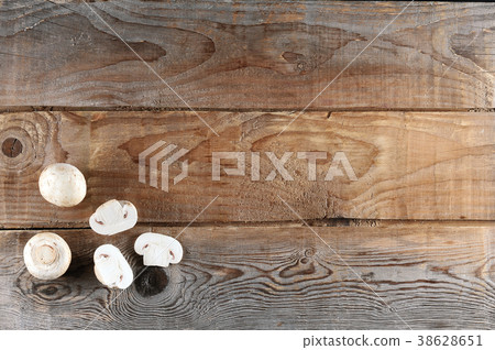 Fresh white mushrooms champignon Fresh white mushrooms champignon 38628651