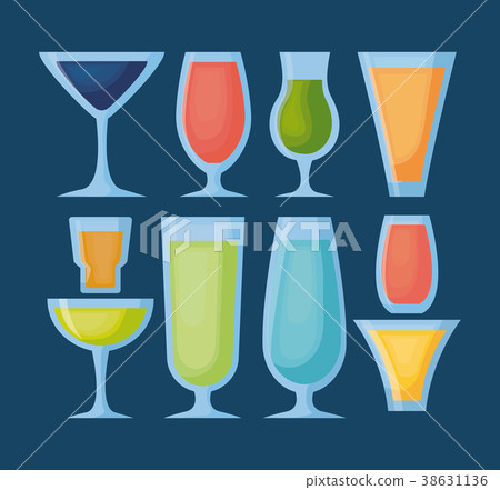 Cocktails drinks design 38631136