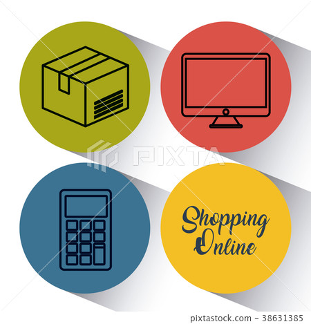 Shopping online design Shopping online design 38631385