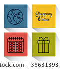 Shopping online design 38631393