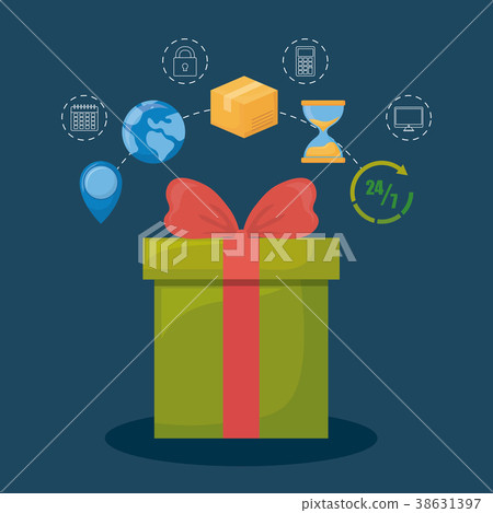 Shopping online design 38631397