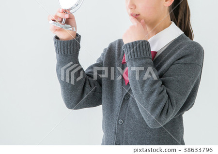 Girl in uniform who cares about the mouth Girl in uniform who cares about the mouth 38633796
