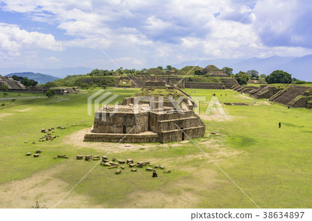 Monte Alban ruins on the outskirts of Oaxaca 38634897
