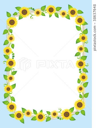 向日葵的框架 38637648