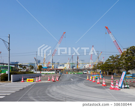 Harumi奧運會正在建設中 38638044