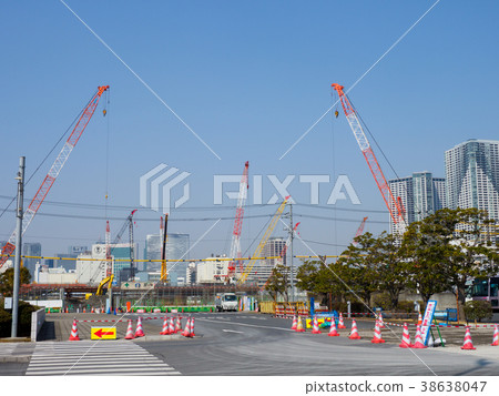 Harumi奧運會正在建設中 38638047