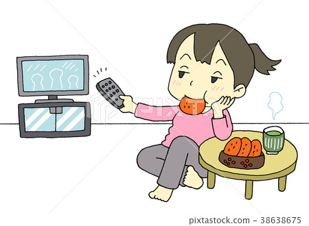 Tv watch woman 38638675