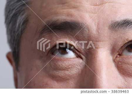 亞洲人的表情，資深，中年，老人，特寫鏡頭，笑，微笑，幸福，健康 38639463