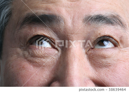 亞洲人的表情，資深，中年，老人，特寫鏡頭，笑，微笑，幸福，健康 38639464