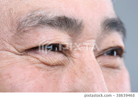 亞洲人的表情，資深，中年，老人，特寫鏡頭，笑，微笑，幸福，健康 38639468