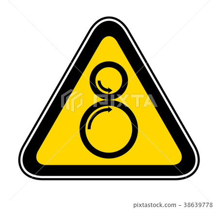 Triangular Warning Hazard Symbol 38639778