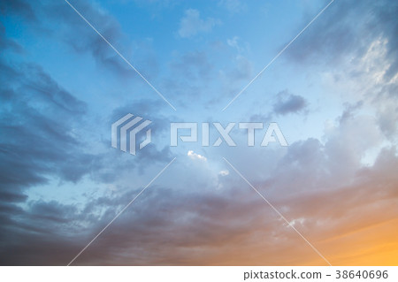 Clouds at sunset as background Clouds at sunset as background 38640696