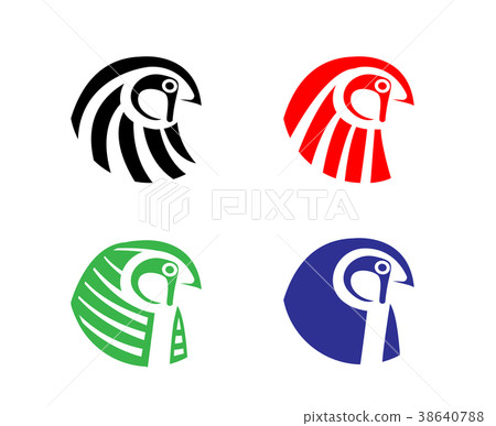 Ra, god of the sun icons and logo in vector design Ra, god of the sun icons and logo in vector design 38640788
