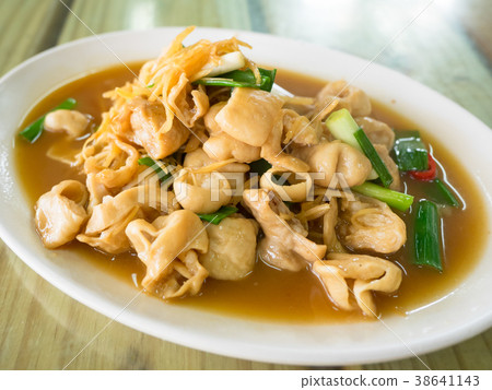 Ginger silk intestine 38641143