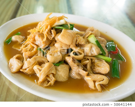 Ginger silk intestine 38641144