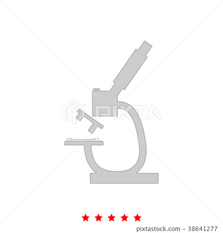Microscope it is icon . Microscope it is icon . 38641277