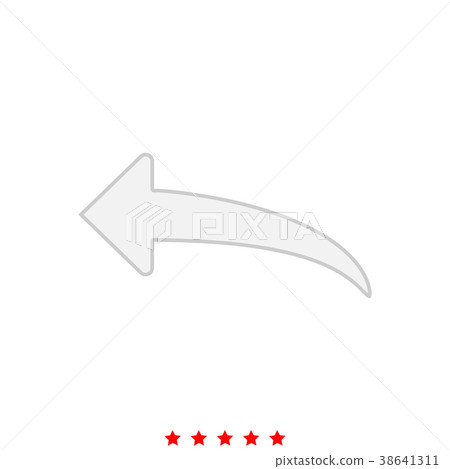Arrow return or reply it is icon . Arrow return or reply it is icon . 38641311