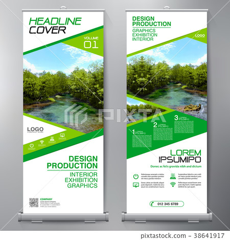Business Roll Up. Standee Design. Banner Template Business Roll Up. Standee Design. Banner Template 38641917