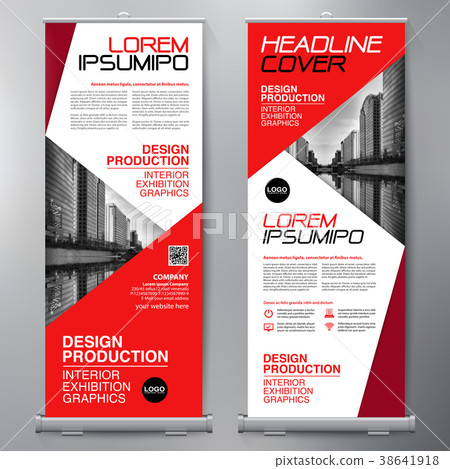 Business Roll Up. Standee Design. Banner Template Business Roll Up. Standee Design. Banner Template 38641918