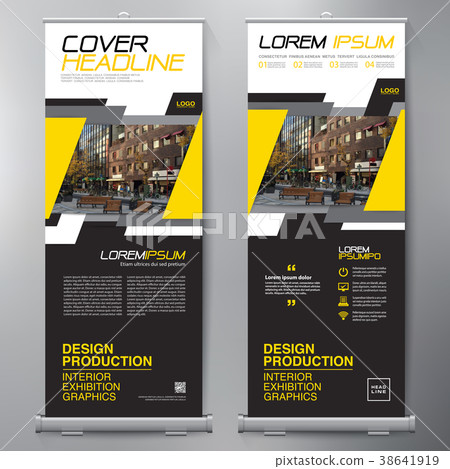 Business Roll Up. Standee Design. Banner Template Business Roll Up. Standee Design. Banner Template 38641919