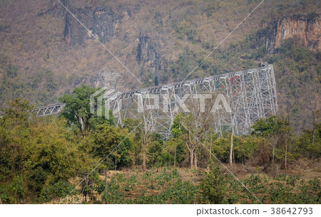Goteik viaduct in Nawnghkio, Myanmar Goteik viaduct in Nawnghkio, Myanmar 38642793