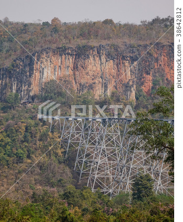 Goteik viaduct in Nawnghkio, Myanmar 38642812