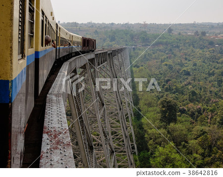 Goteik viaduct in Nawnghkio, Myanmar Goteik viaduct in Nawnghkio, Myanmar 38642816