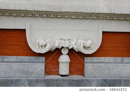 Detail of old building in Moscow, Russia 38642852