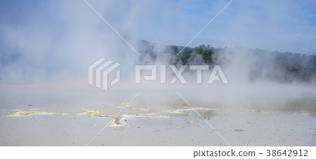 Taupo Volcano on North Island in New Zealand. Taupo Volcano on North Island in New Zealand. 38642912